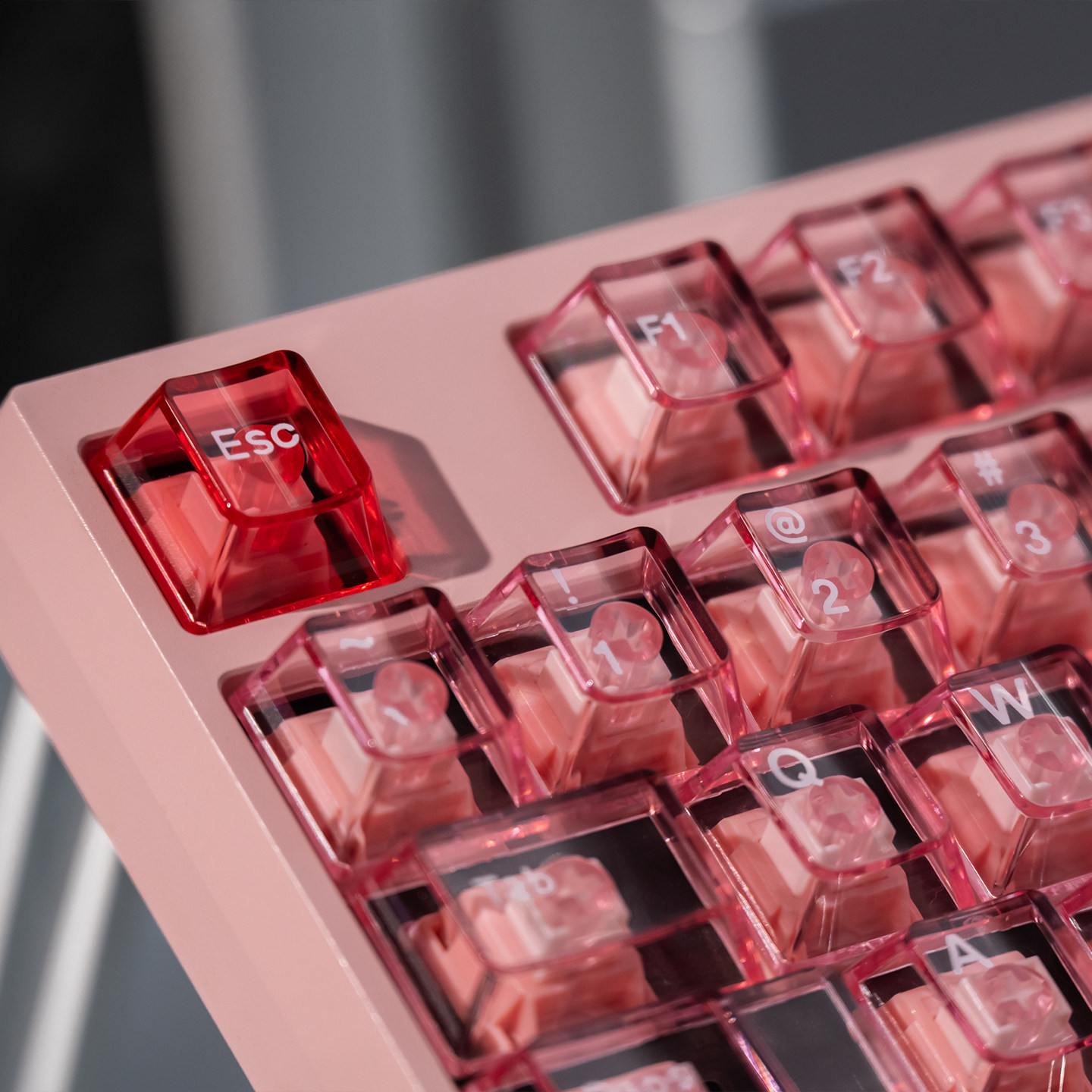 Pink Crystal Transparent Cherr - Pc Gaming Pink review and price